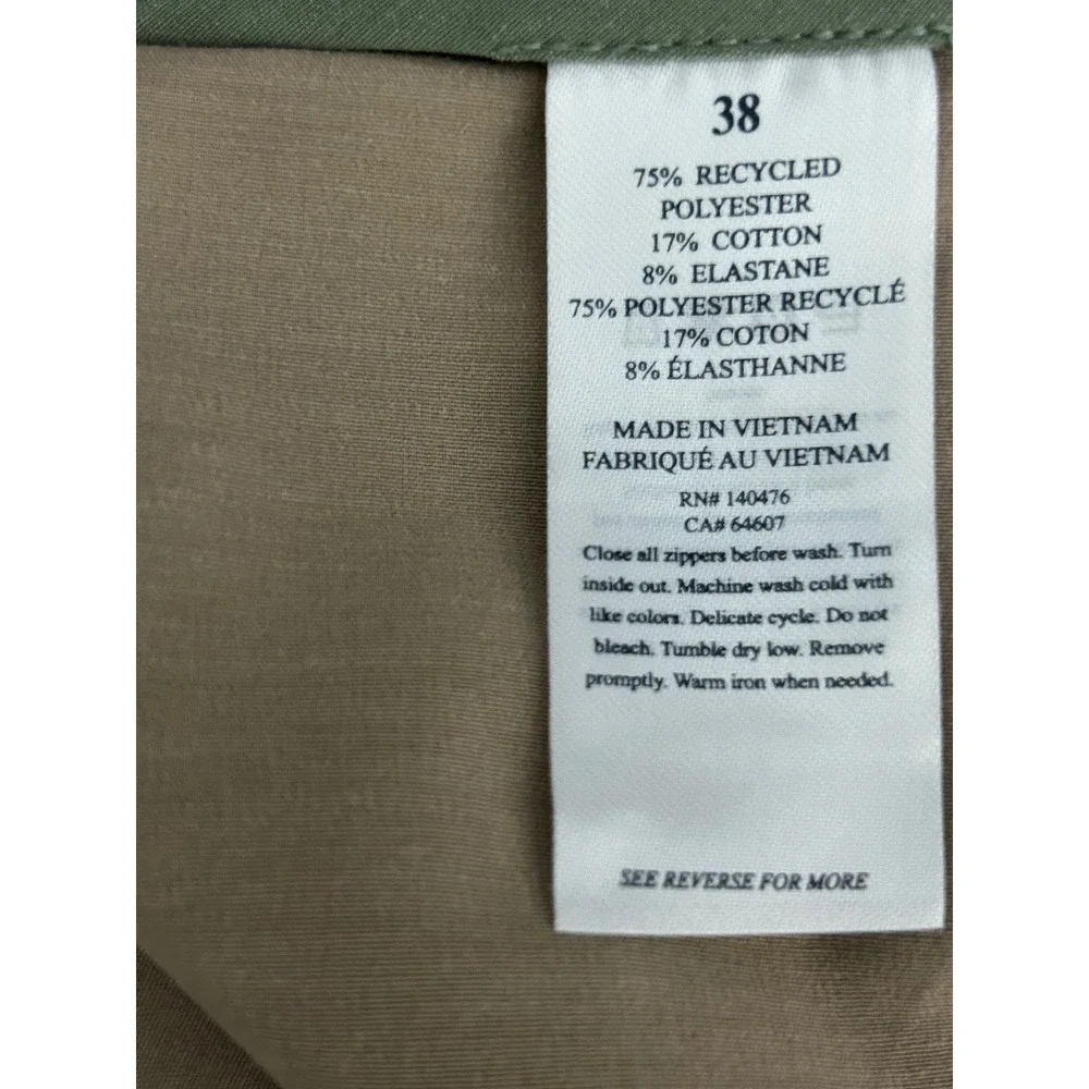 Faherty All Day Shorts Mens 38 Khaki Tan Drawstring Stretch‎